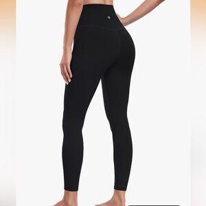 HeyNuts Women’s Pure&Plain × Yoga Pro Leggings 25', Buttery Soft High Waisted